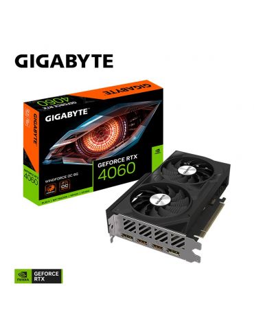 Gigabyte GeForce RTX 4060 WINDFORCE OC 8G NVIDIA 8 Giga Bites GDDR6