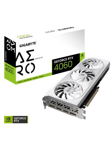 Gigabyte GeForce RTX 4060 AERO OC 8G NVIDIA 8 Giga Bites GDDR6