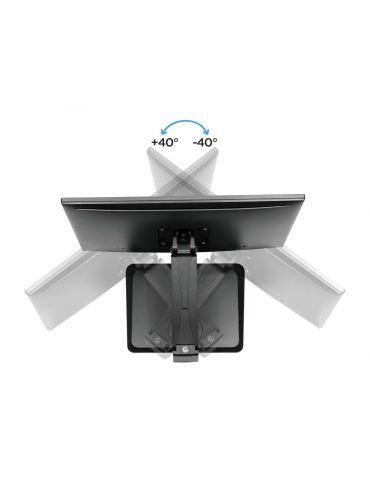 Multibrackets 9998 sistem montare monitor stand 81,3 cm (32") Negru Birou