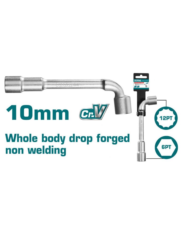 Total - cheie tubulara tip l - 10mm (industrial)