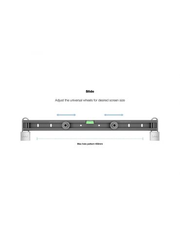 Multibrackets 4159 sistem montare consolă media 165,1 cm (65") Negru
