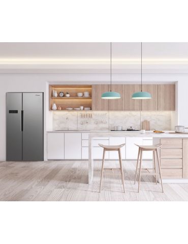 Candy CHSVN 174X frigidere cu unități alipite (side by side) De sine stătător 532 L E Din oţel inoxidabil