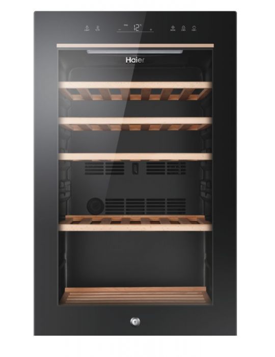 Haier Wine Bank 50 Serie 5 HWS49GA Răcitoare pentru vin cu compresor De sine stătător Negru 49 sticlă(sticle)