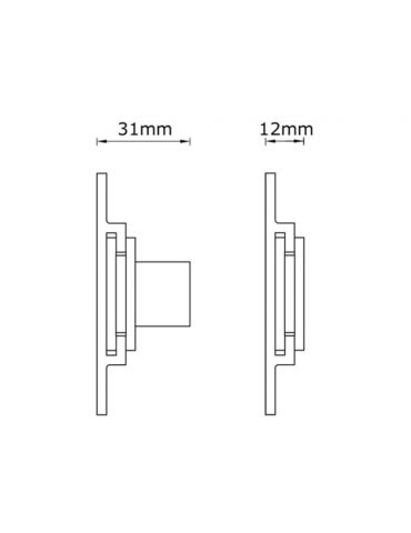 Multibrackets 2933 sistem montare TV 81,3 cm (32") Argint