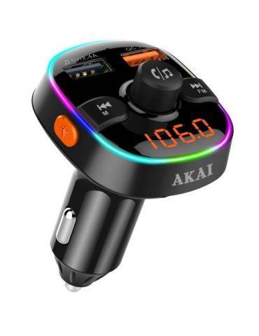Modulator FM Akai FMT-52BT, Black-Multicolor Akai - 1 - Tik.ro