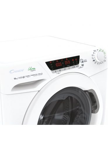 Candy Ultra Hygiene HES 1410TWME 1-S mașini de spălat Încărcare frontală 10 kilograme 1400 RPM A Alb