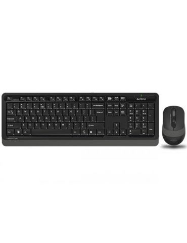 Kit Wireless A4Tech - Tastatura Fstyler FGK10, USB Wireless, Black + Mouse Optic FG10, USB Wireless, Black-Grey A4tech - 1 - Tik.ro