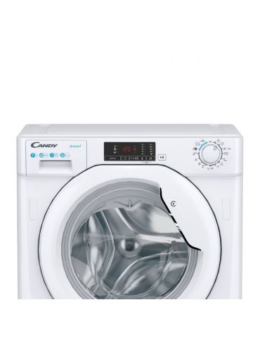 Candy Smart CBW 27D1E-S mașini de spălat Încărcare frontală 7 kilograme 1200 RPM D Alb