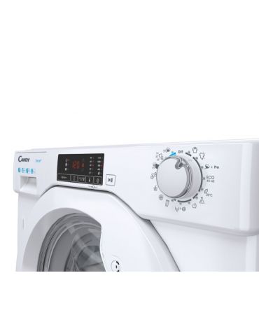 Candy Smart CBW 27D1E-S mașini de spălat Încărcare frontală 7 kilograme 1200 RPM D Alb