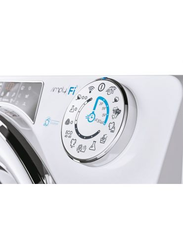 Candy ROW4854DWMCE 1-S uscătoare pentru mașini de spălat De sine stătător Încărcare frontală Alb D