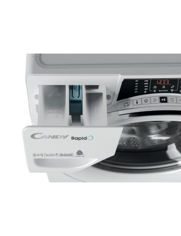 Candy ROW4854DWMCE 1-S uscătoare pentru mașini de spălat De sine stătător Încărcare frontală Alb D