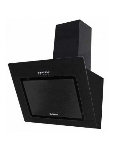 Candy CVMAD60 1N hote de bucătărie Montat pe perete Negru 463,3 m³ h C - Tik.ro