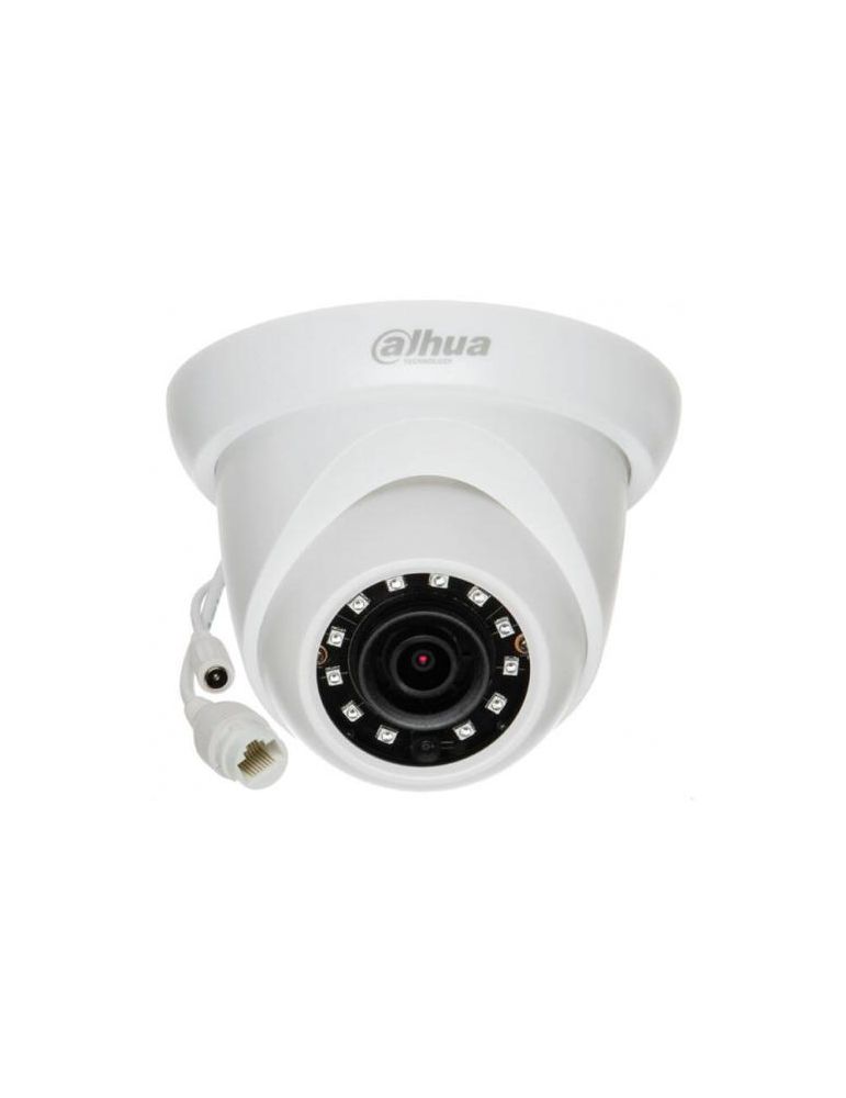 Camera IP Dome Dahua IPC-HDW1230S-0360B-S5, 2MP, Lentila 3.6mm, IR 30m, alb