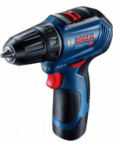 Bosch GSR 12V-30 Masina de gaurit si insurubat cu acumulator + 2 x Acumulatori GBA 12V 2.0Ah + Incarcator GAL 12V-40 + Valiza pr