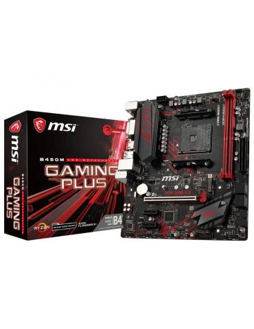 MSI B450M GAMING PLUS AMD B450 Mufă AM4 micro-ATX - Tik.ro