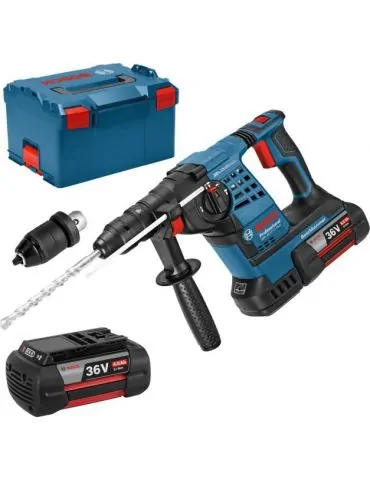 Bosch GBH 36 VF-Li PLUS Ciocan rotopercutor cu acumulator cu SDS plus 36V 3.2J + 2 x Acumulatori GBA 36V 4.0Ah + Incarcator rapi - Tik.ro