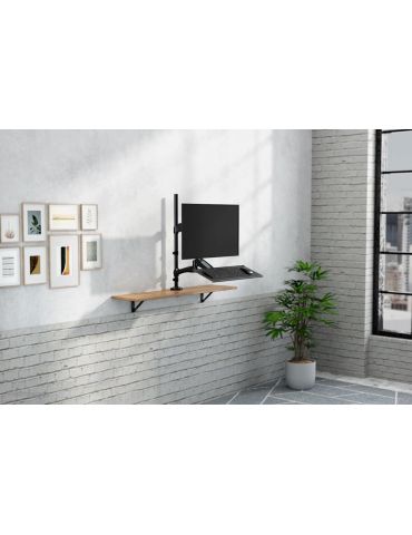 Neomounts by Newstar FPMA-D500KEYB sistem montare monitor stand 68,6 cm (27") Negru Birou