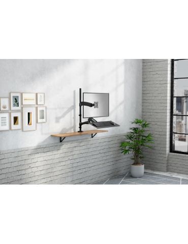 Neomounts by Newstar FPMA-D500KEYB sistem montare monitor stand 68,6 cm (27") Negru Birou