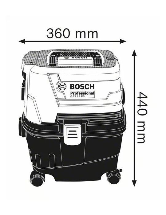 Bosch GAS 15 Aspirator 1100W 10L Bosch - 1