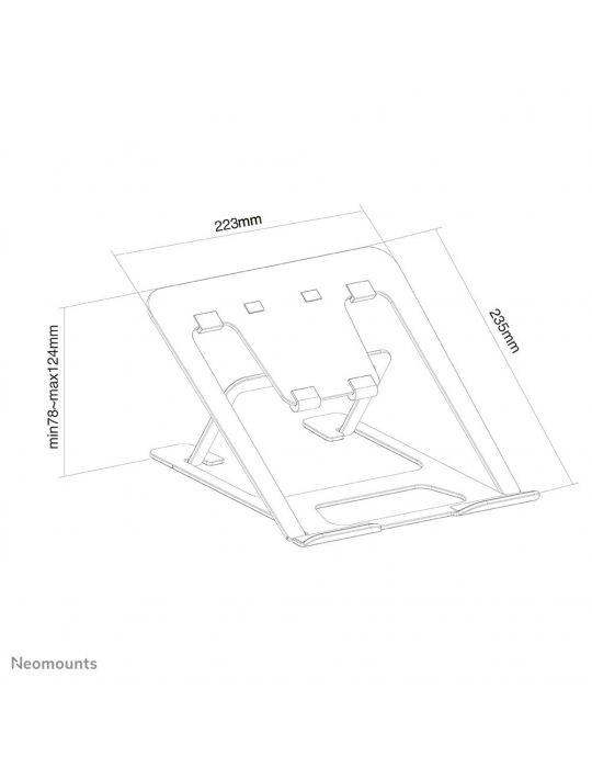Neomounts by Newstar NSLS085 Stand notebook Gri 43,2 cm (17")