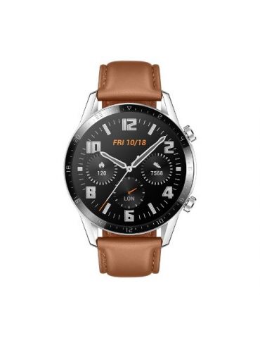 Huawei Watch GT 2 3,53 cm (1.39") AMOLED 46 milimetri Digitală 454 x 454 Pixel Ecran tactil Din oţel inoxidabil GPS