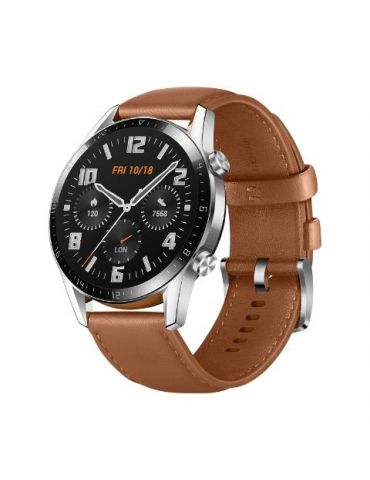 Huawei Watch GT 2 3,53 cm (1.39") AMOLED 46 milimetri Digitală 454 x 454 Pixel Ecran tactil Din oţel inoxidabil GPS