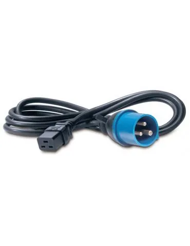 APC C19 IEC309 2.5m Negru 2,5 m Conector C19 - Tik.ro