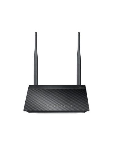 ASUS RT-N12E router wireless Fast Ethernet Negru, Metalic - Tik.ro