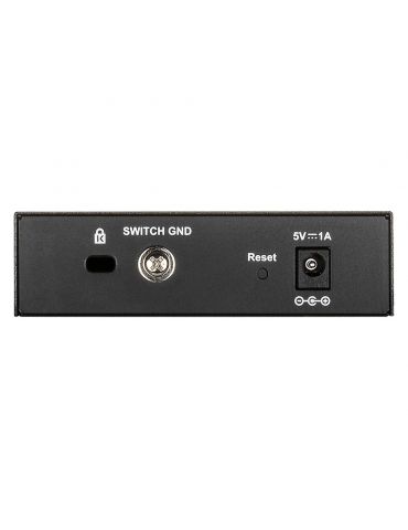 D-Link DGS-1100-05V2 switch-uri Gestionate L2 Gigabit Ethernet (10 100 1000) Negru