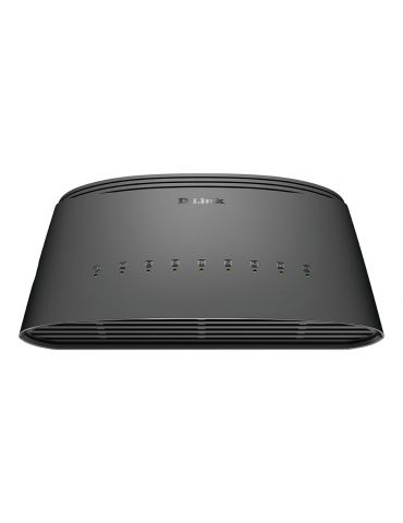 D-Link DGS-1008D E switch-uri Fara management Gigabit Ethernet (10 100 1000) Negru - Tik.ro