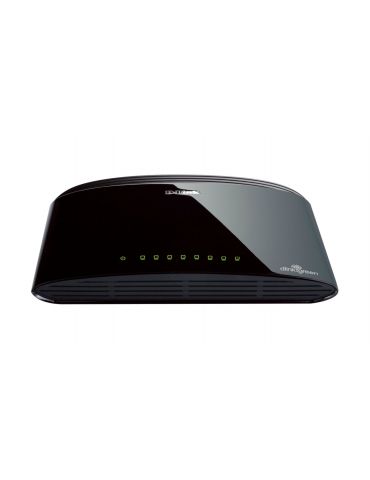 D-Link DES-1008D Fara management Fast Ethernet (10 100) Negru - Tik.ro