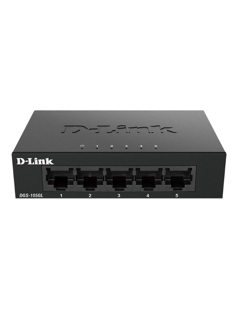 Hubs & Switches D-Link DGS-105GL/E switch-uri Fara management Gigabit Ethernet (10/100/1000) Negru