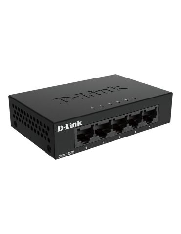 D-Link DGS-105GL E switch-uri Fara management Gigabit Ethernet (10 100 1000) Negru
