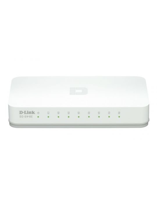 D-Link GO-SW-8E E switch-uri Fara management Fast Ethernet (10 100) Alb