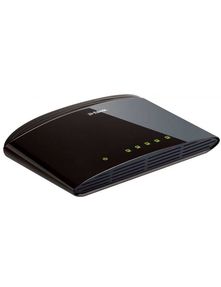 Hubs & Switches D-Link DES-1005D Fara management Fast Ethernet (10/100) Negru