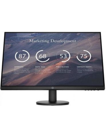 Monitor LED HP P27v, 27inch, 1920x1080, 5ms GtG, Black Hp inc. - 1