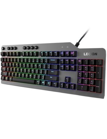 Lenovo Legion K500 tastaturi USB QWERTY Engleză SUA Negru, Gri