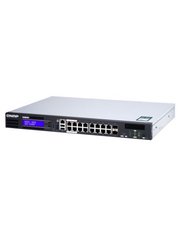 QNAP QGD-1600P Gestionate Gigabit Ethernet (10 100 1000) Power over Ethernet (PoE) Suport 1U Negru, Gri