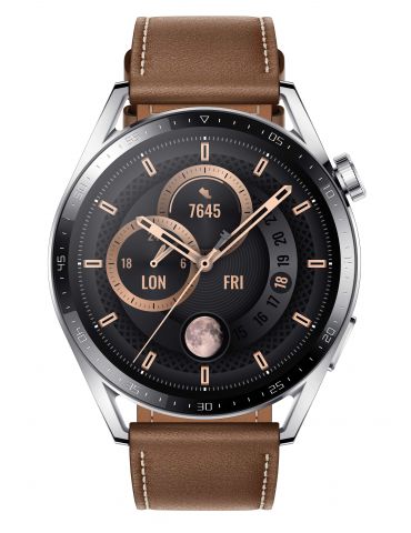 Huawei WATCH GT 3 3,63 cm (1.43") AMOLED 46 milimetri Digitală 466 x 466 Pixel Ecran tactil Din oţel inoxidabil GPS - Tik.ro