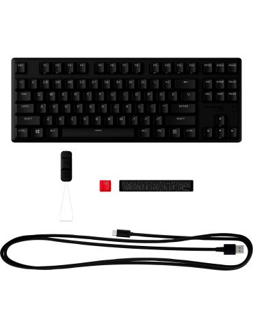 HyperX Alloy Origins Core PBT HX albastru - Tastatură mecanică pentru jocuri