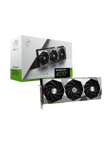 MSI RTX4070 Ti Suprim X NVIDIA GeForce RTX 4070 Ti 12 Giga Bites GDDR6X - Tik.ro