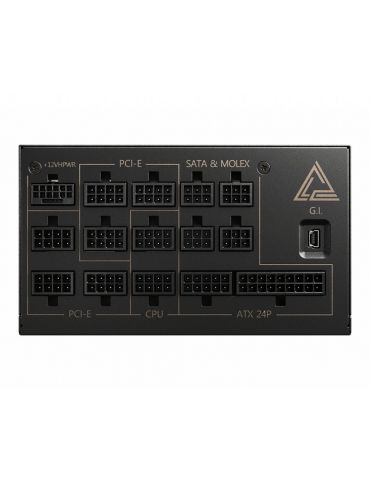 MSI MEG AI1300P PCIE5 unități de alimentare cu curent 1300 W 24-pin ATX ATX Negru