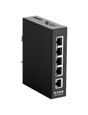 D-Link DIS‑100G‑5W Fara management L2 Gigabit Ethernet (10 100 1000) Negru - Tik.ro