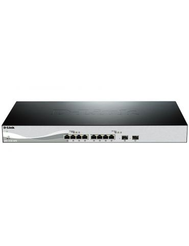 D-Link DXS-1210-10TS switch-uri Gestionate L2 L3 10G Ethernet (100 1000 10000) 1U Negru, Argint