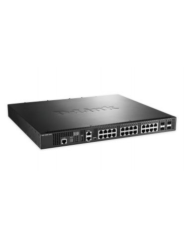 D-Link DXS-3400-24TC switch-uri Gestionate L3 Gigabit Ethernet (10 100 1000) 1U Negru - Tik.ro