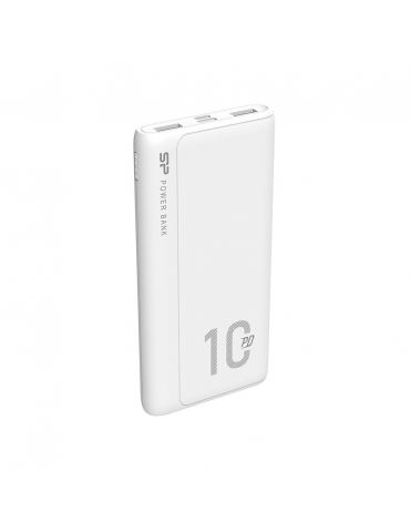 Silicon Power QP15 Polimer Litiu (LiPo) 10000 mAh Alb - Tik.ro