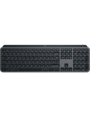 Logitech MX Keys S tastaturi RF Wireless + Bluetooth QWERTY US Internațional Grafit - Tik.ro