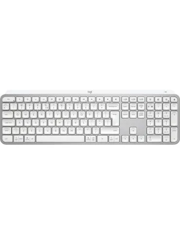 Logitech MX Keys S tastaturi RF Wireless + Bluetooth QWERTY US Internațional Aluminiu, Alb - Tik.ro