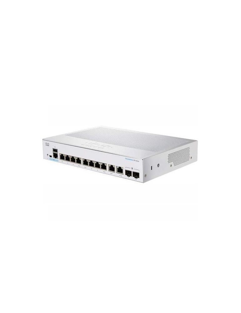 Switch Cisco CBS220-8P-E-2G, 8x RJ-45, 2x SFP, 10/100/1000 Mbps