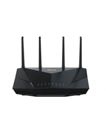 ASUS RT-AX5400 router wireless Gigabit Ethernet Bandă dublă (2.4 GHz  5 GHz) Negru - Tik.ro